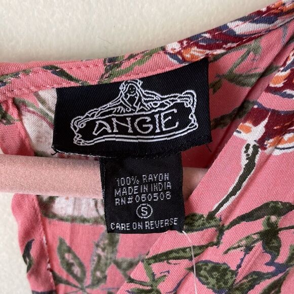 NWT Angie Hippy Boho Floral Shorts Romper Maxi High Low Size Small - Picture 5 of 9